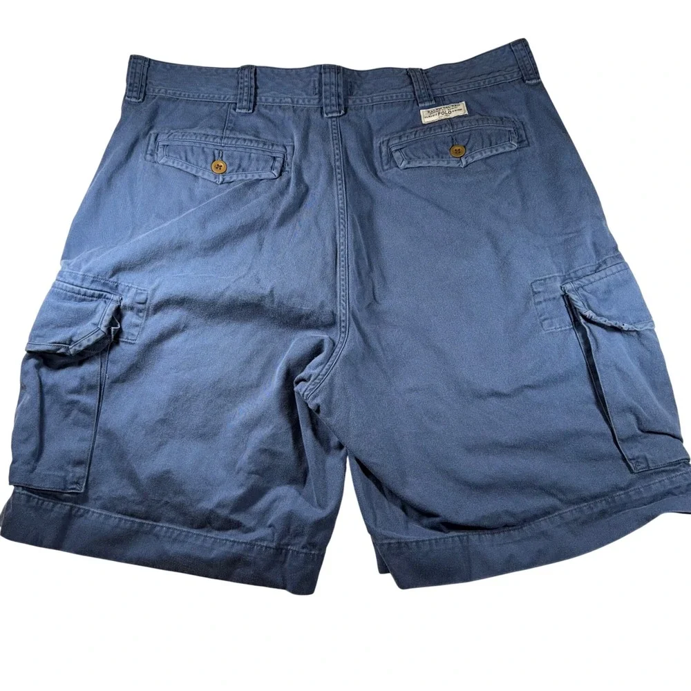 Polo Ralph Lauren Men's Classic‎ Fit Cargo Shorts Blue Size 40 Cotton
